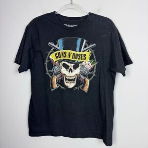 BRAVADO | Guns N Roses Graphic Band Tee Black Short Sleeve Unisex Size Large